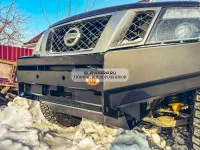 Бампер передний силовой OJ для Nissan Navara D40 и Pathfinder R51 2010+ (02.049.01) Бампер передний силовой OJ для Nissan Navara D40 и Pathfinder R51 2010+ (02.049.01)