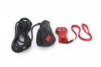 Лебедка электрическая redBTR 12V серия HUNTER 9.5 (4310 кг) 12V 265:1 с чугунным клюзом