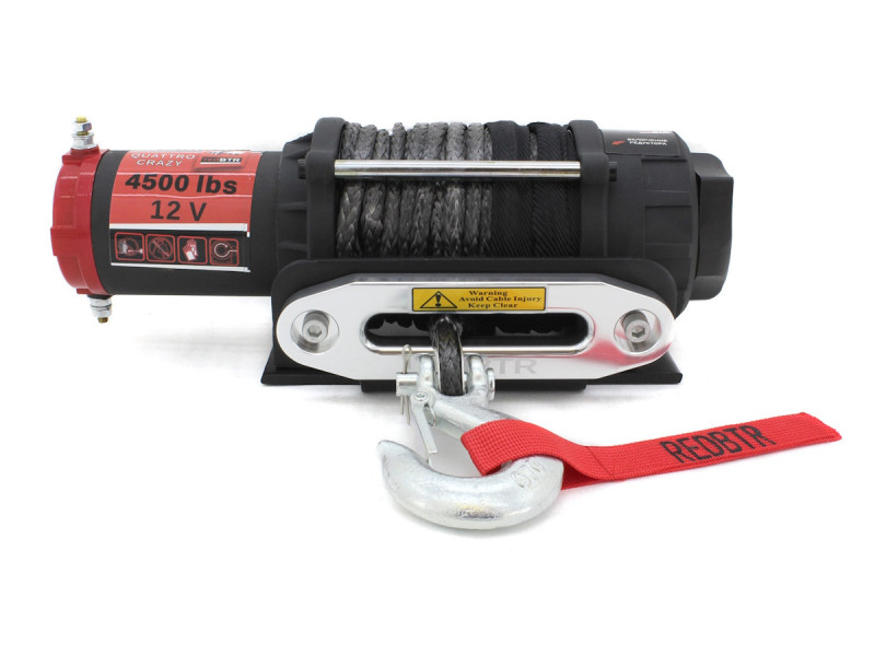 Лебёдка redBTR ATV серия QUATTRO SPORT 4.5S 2040 кг 12V 176:1, трос синтетика