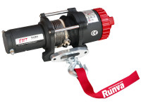 Лебёдка для квадроцикла снегохода 12V Runva EWT3500ASR lbs 1588 кг синтетический трос
