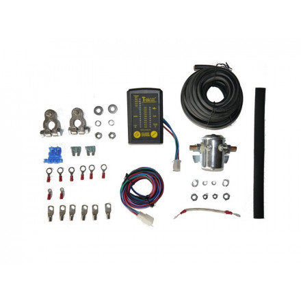 Комплект T-MAX для установки второй АКБ с индикатором заряда Комплект T-MAX для установки второй АКБ с индикатором заряда