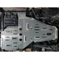 Защита Falcon радиатора, картера, РК, КПП для JEEP Wrangler JL (бензин) 2021+, алюминий, 8 мм Защита Falcon радиатора, картера, РК, КПП для JEEP Wrangler JL (бензин) 2021+, алюминий, 8 мм