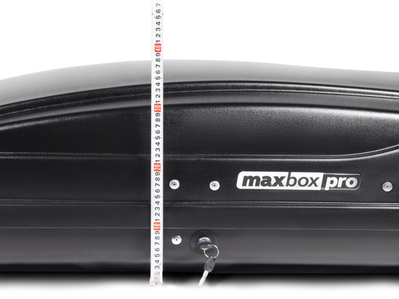 Автобокс MaxBox PRO 430 (малый) черный 136*96*42 см двустороннее открывание Автобокс MaxBox PRO 430 (малый) черный 136*96*42 см двустороннее открывание
