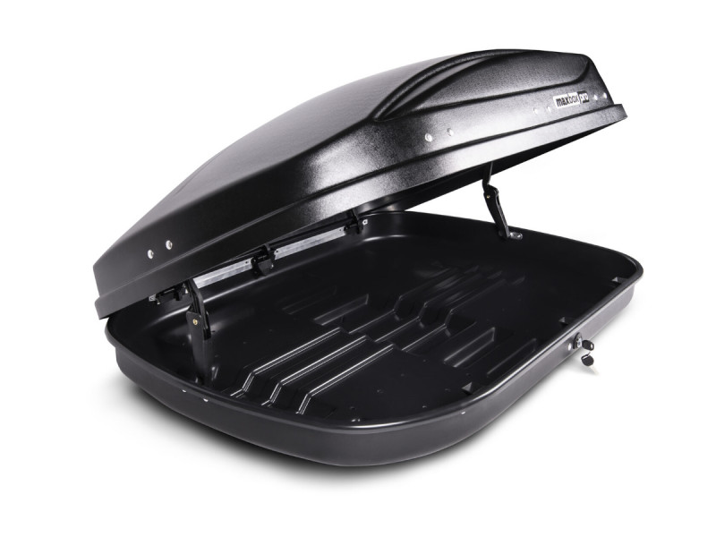 Автобокс MaxBox PRO 430 (малый) черный 136*96*42 см двустороннее открывание Автобокс MaxBox PRO 430 (малый) черный 136*96*42 см двустороннее открывание