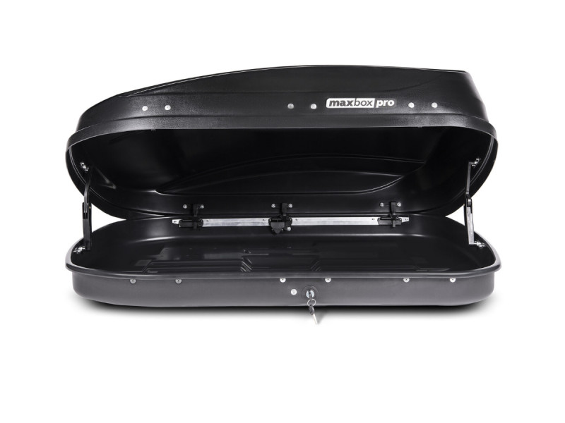 Автобокс MaxBox PRO 430 (малый) черный 136*96*42 см двустороннее открывание Автобокс MaxBox PRO 430 (малый) черный 136*96*42 см двустороннее открывание