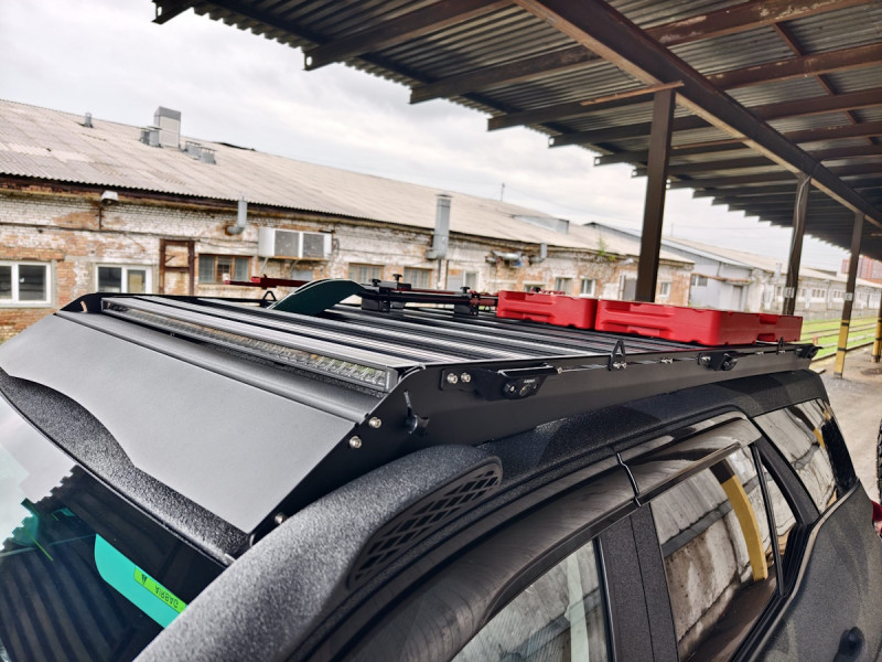 Багажник экспедиционный STC Toyota Fortuner 2015+ ШТОРКА Багажник экспедиционный STC Toyota Fortuner 2015+ ШТОРКА