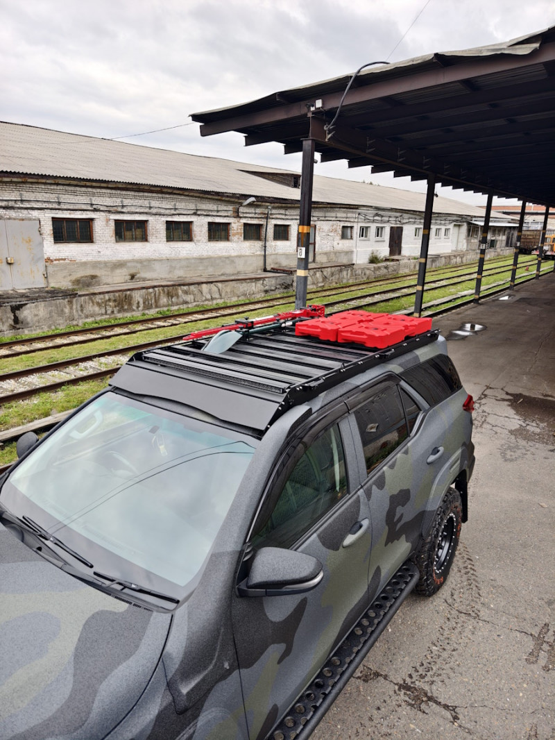 Багажник экспедиционный STC Toyota Fortuner 2015+ ШТОРКА Багажник экспедиционный STC Toyota Fortuner 2015+ ШТОРКА