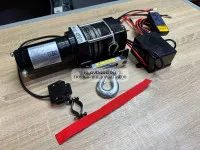 Лебедка электрическая Electric Winch 4000 lbs 1814 кг 12V синтетический трос