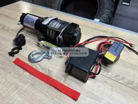 Лебедка электрическая Electric Winch 4000 lbs 1814 кг 12V синтетический трос
