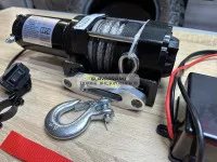 Лебедка электрическая Electric Winch 4000 lbs 1814 кг 12V синтетический трос