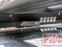 Багажник экспедиционный (платформа) алюминиевый РИФ 1150x2080 мм для Toyota Land Cruiser Prado 150 (с крепежом)