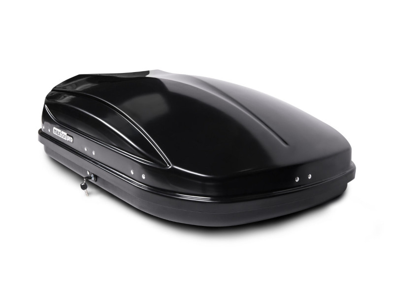 Автобокс MaxBox PRO 430 (малый) черный глянцевый 136*96*42 см двустороннее открывание Автобокс MaxBox PRO 430 (малый) черный глянцевый 136*96*42 см двустороннее открывание