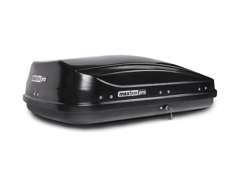 Автобокс MaxBox PRO 430 (малый) черный глянцевый 136*96*42 см двустороннее открывание Автобокс MaxBox PRO 430 (малый) черный глянцевый 136*96*42 см двустороннее открывание