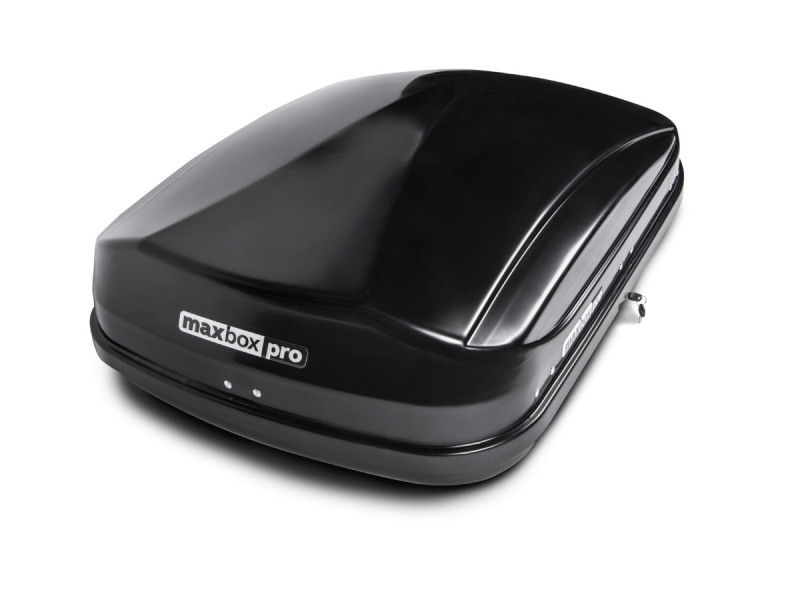 Автобокс MaxBox PRO 430 (малый) черный глянцевый 136*96*42 см двустороннее открывание Автобокс MaxBox PRO 430 (малый) черный глянцевый 136*96*42 см двустороннее открывание