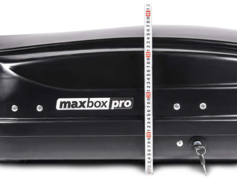 Автобокс MaxBox PRO 430 (малый) черный глянцевый 136*96*42 см двустороннее открывание Автобокс MaxBox PRO 430 (малый) черный глянцевый 136*96*42 см двустороннее открывание