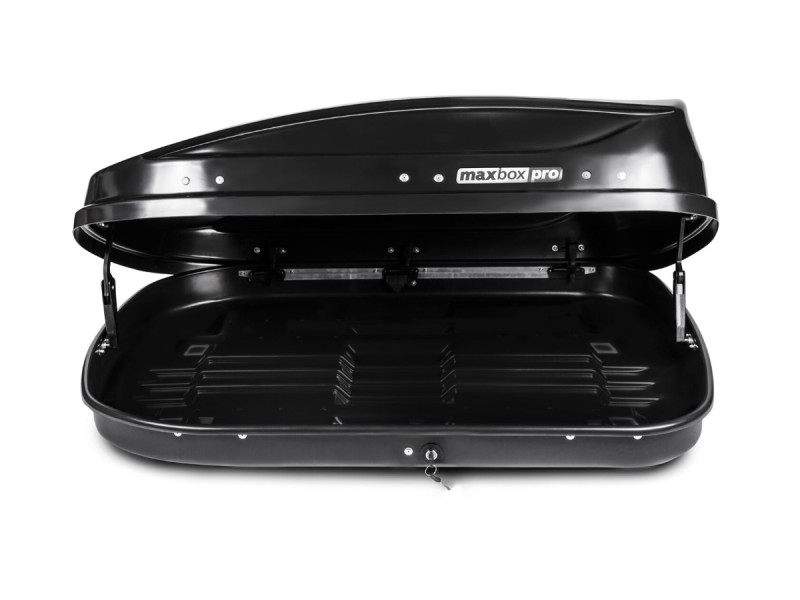Автобокс MaxBox PRO 430 (малый) черный глянцевый 136*96*42 см двустороннее открывание Автобокс MaxBox PRO 430 (малый) черный глянцевый 136*96*42 см двустороннее открывание
