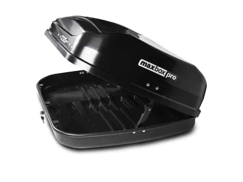 Автобокс MaxBox PRO 430 (малый) черный глянцевый 136*96*42 см двустороннее открывание Автобокс MaxBox PRO 430 (малый) черный глянцевый 136*96*42 см двустороннее открывание