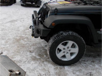 Передний силовой бампер алюминиевый KDT для Jeep Wrangler