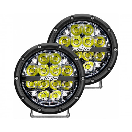 360 Серия 6″ Дальний свет – Белая Подсветка (Пара)