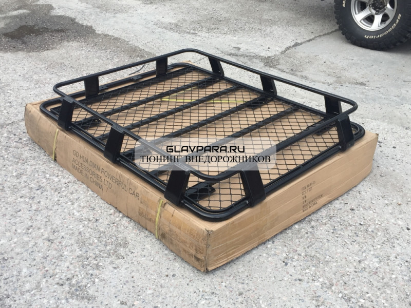 Багажник алюминиевый цельносварной 130*125*19 см крепление на водосток ALB-130 Багажник алюминиевый цельносварной 130*125*19 см крепление на водосток ALB-130