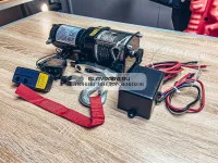 Лебедка электрическая Electric Winch 12V 3500lbs / 1587 кг синтетический трос Лебедка электрическая Electric Winch 12V 3500lbs / 1587 кг синтетический трос