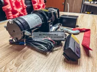 Лебедка электрическая Electric Winch 12V 3500lbs / 1587 кг синтетический трос Лебедка электрическая Electric Winch 12V 3500lbs / 1587 кг синтетический трос