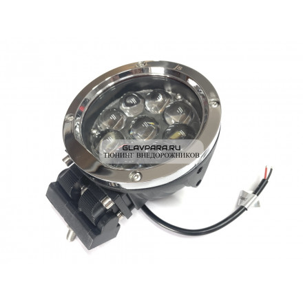 Фара светодиодная дальнего света CH022 мощность 45W светодиоды 5W (хром)