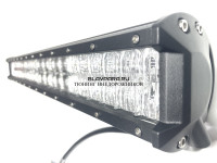 Двухрядная LED балка CH019B 144W 5D 48 диодов по 3W (выпуклая линза) (габаритные размеры 65*80*575мм; цветовая температура 6000K; сверх-дальний свет)