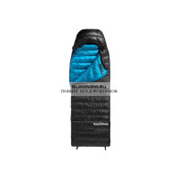 Мешок спальный Naturehike Ultralight CWZ400 L, 220х85 см, (правый) (ТК: +7C), черный