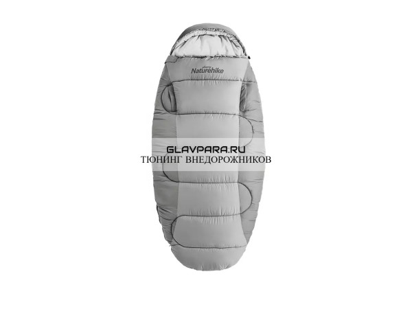 Мешок спальный Naturehike Oval PS200, 220х95 см, (левый) (ТК: +9C), серый