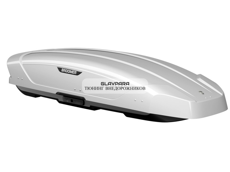 Автобокс Broomer Venture XL 500л 2130*890*420 белый глянец Fast Mount 195см Автобокс Broomer Venture XL 500л 2130*890*420 белый глянец Fast Mount 195см