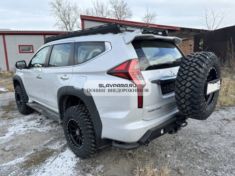 Багажник экспедиционный STC Mitsubishi Pajero Sport 2016+ шторка, дальний, рабочий, задний свет Багажник экспедиционный STC Mitsubishi Pajero Sport 2016+ шторка, дальний, рабочий, задний свет