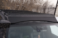 Багажник экспедиционный STC Mitsubishi Pajero Sport 2016+ ШТОРКА дальний и задний свет