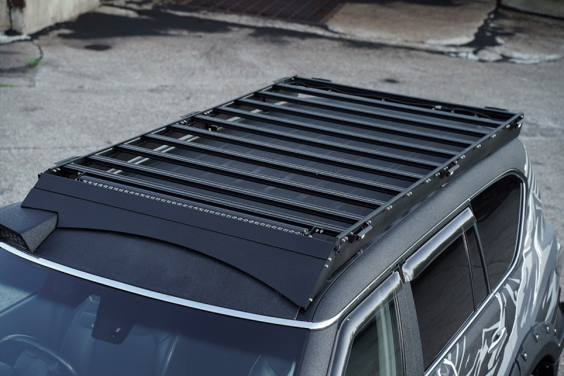 Багажник экспедиционный STC Nissan Patrol Y62 ШТОРКА с дальним и рабочим светом Багажник экспедиционный STC Nissan Patrol Y62 ШТОРКА с дальним и рабочим светом