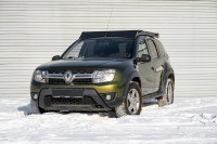 Багажник экспедиционный STC Renault Duster 2010-2019 ШТОРКА с дальним и задним светом