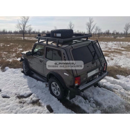 Лестница на заднюю дверь Niva-Parts для LADA NIVA 4x4 (правая сторона)