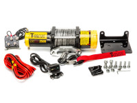 Лебедка для квадроцикла снегохода T-MAX ATW 3500 1590 кг с синтетическим тросом