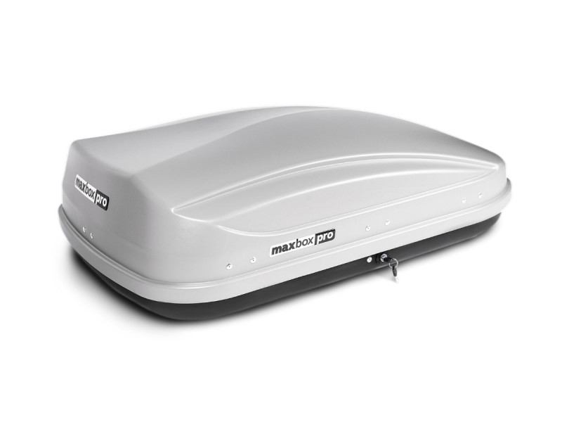 Автобокс MaxBox PRO 430 (малый) серый 136*96*42 см двустороннее открывание Автобокс MaxBox PRO 430 (малый) серый 136*96*42 см двустороннее открывание