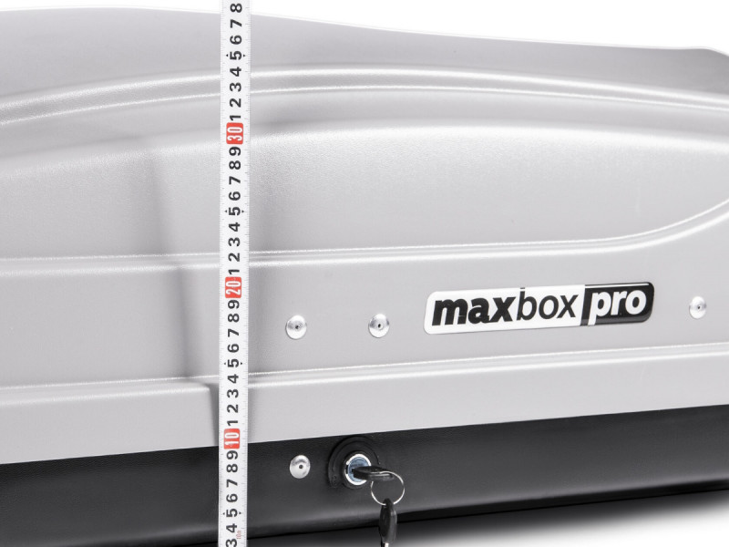 Автобокс MaxBox PRO 430 (малый) серый 136*96*42 см двустороннее открывание Автобокс MaxBox PRO 430 (малый) серый 136*96*42 см двустороннее открывание