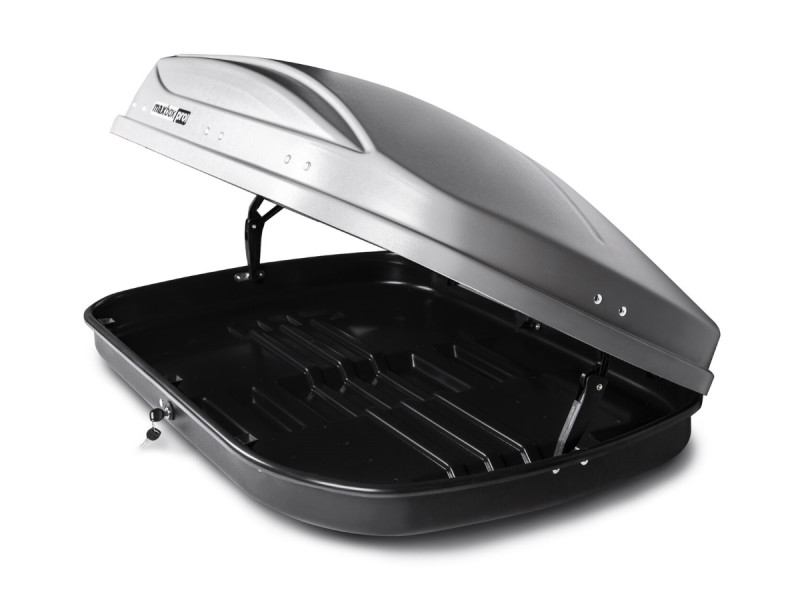 Автобокс MaxBox PRO 430 (малый) серый 136*96*42 см двустороннее открывание Автобокс MaxBox PRO 430 (малый) серый 136*96*42 см двустороннее открывание