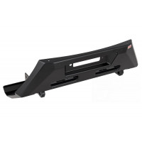 Бампер передний силовой/защита штатного бампера РИФ для УАЗ Патриот 2015+ с защитой рулевых тяг (центральная  часть)