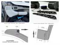 Шноркель аэродинамический Toyota Land Cruiser 100 / Lexus LX470 Шноркель аэродинамический Toyota Land Cruiser 100 / Lexus LX470