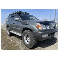 Силовые пороги листовые цельногнутые АМЗ для Toyota Land Cruiser 100, Lexus LX470 