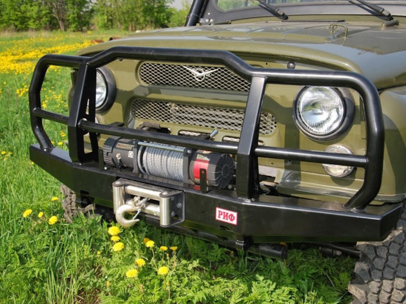 Силовые бампера с площадкой под лебедку для внедорожников Силовые бампера с площадкой под лебедку для внедорожников