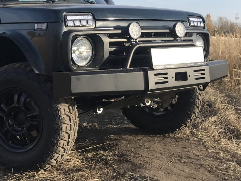 Силовые бампера с площадкой под лебедку для внедорожников Силовые бампера с площадкой под лебедку для внедорожников