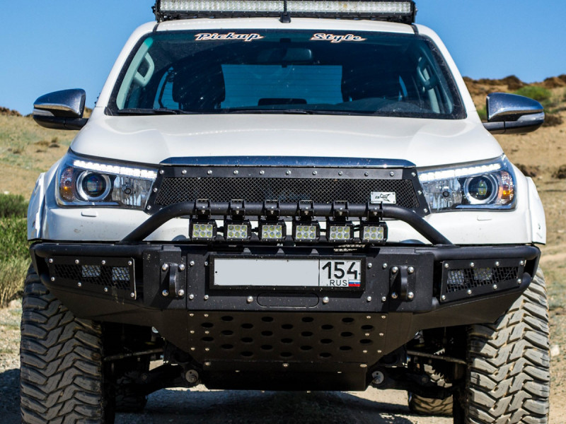 Силовые бампера с площадкой под лебедку для внедорожников Силовые бампера с площадкой под лебедку для внедорожников