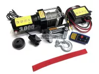 Лебедка на квадроцикл и снегоход 12V PRO TOP 3000lbs/1361 кг стальной трос (153/1) Лебедка на квадроцикл и снегоход 12V PRO TOP 3000lbs/1361 кг стальной трос (153/1)