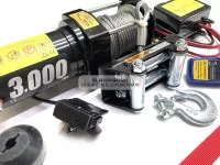 Лебедка на квадроцикл и снегоход 12V PRO TOP 3000lbs/1361 кг стальной трос (153/1) Лебедка на квадроцикл и снегоход 12V PRO TOP 3000lbs/1361 кг стальной трос (153/1)