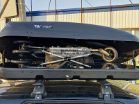 Автобокс багажник PT GROUP Turino 1 двустороннее открывание 410л (черный)