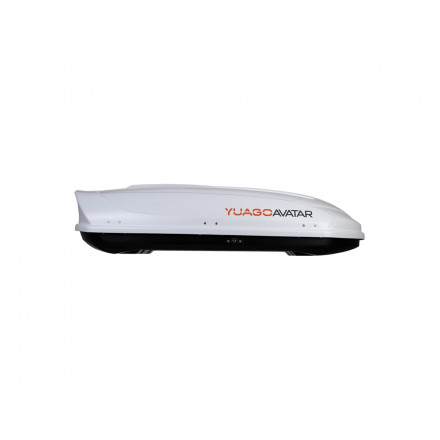 Автобокс Yuago Avatar 460л (белый) двухсторонний